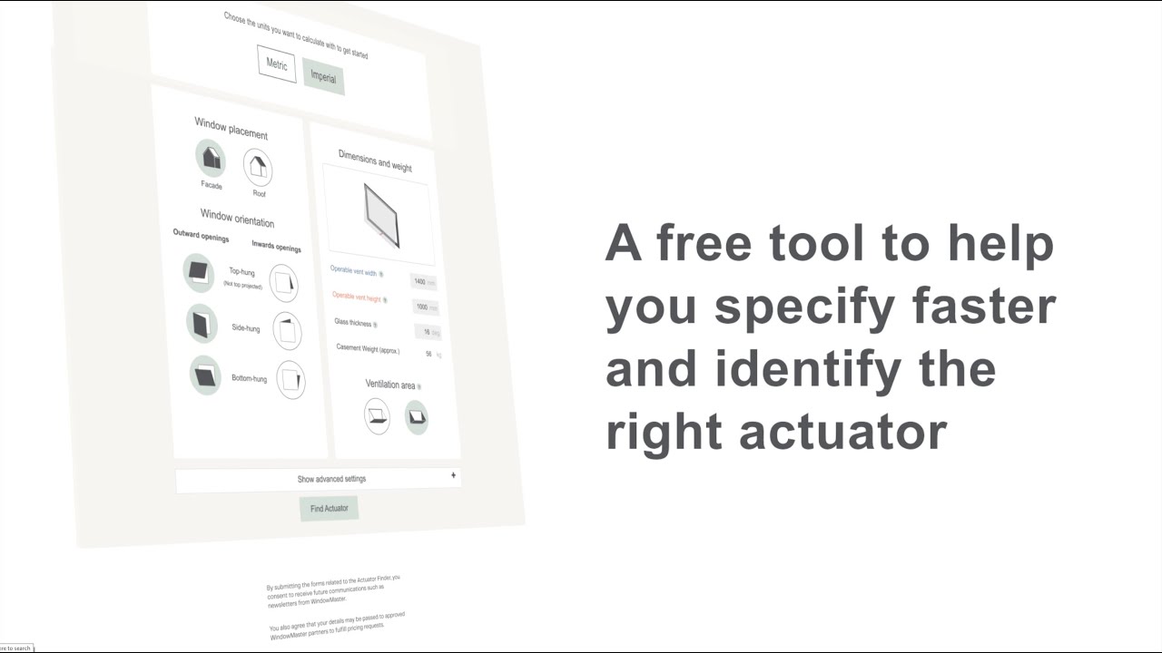 The Actuator Finder - FREE tool