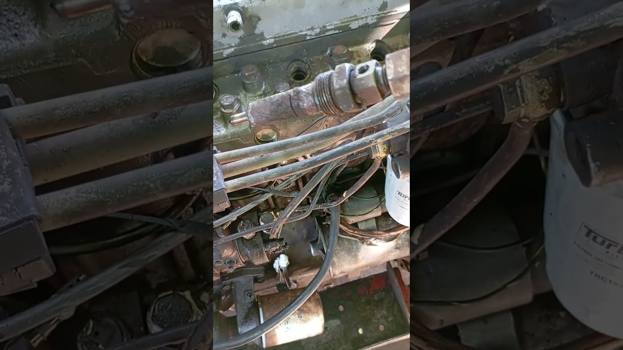 Como retirar bicos injetores do trator Massey Ferguson 275 motor Perkins 4000
