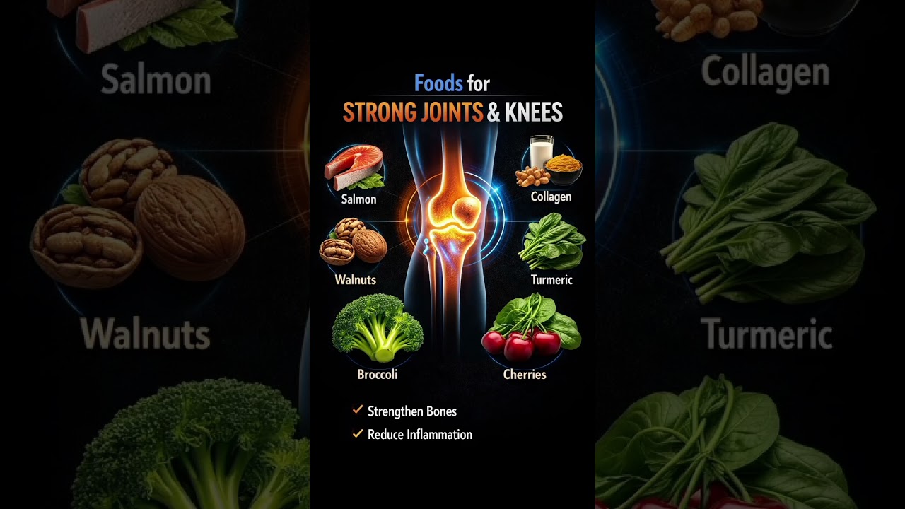 Foods for Strong Joints & Knees | Reduce Pain Naturally