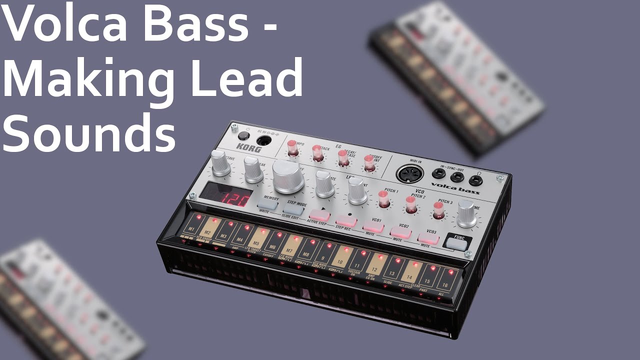 Korg Volca Bass - Making lead sounds