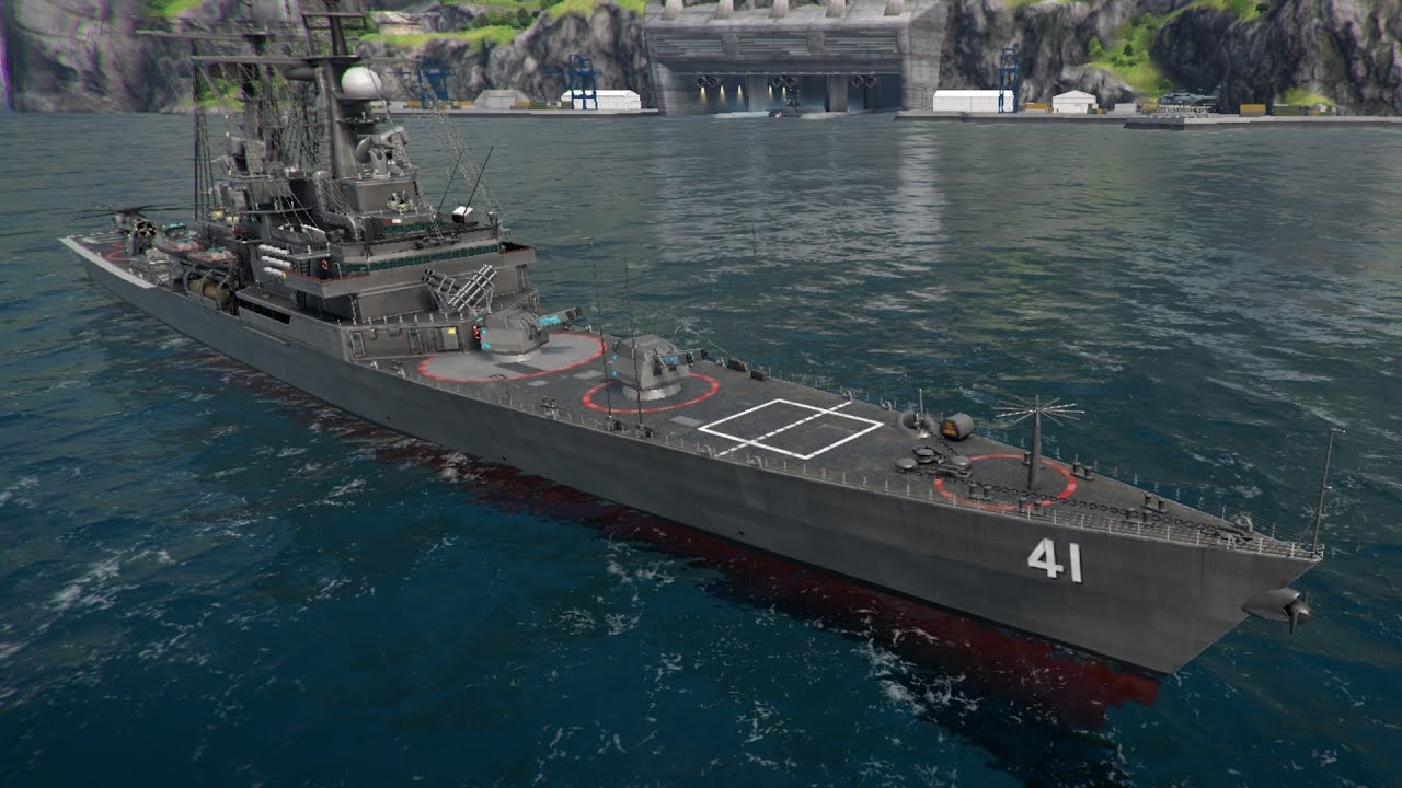 Modern Warships : USS Arkansas after + 1 Torpedo , +2 AA & BGM-109 Missile Buff || Alpha Test || MW