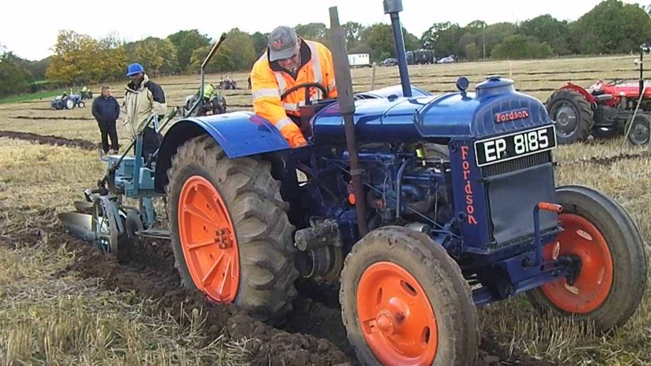 1942 Fordson Model N 4.4 Litre 4-Cyl Petrol / TVO Tractor (26 HP) With Ransomes Plough