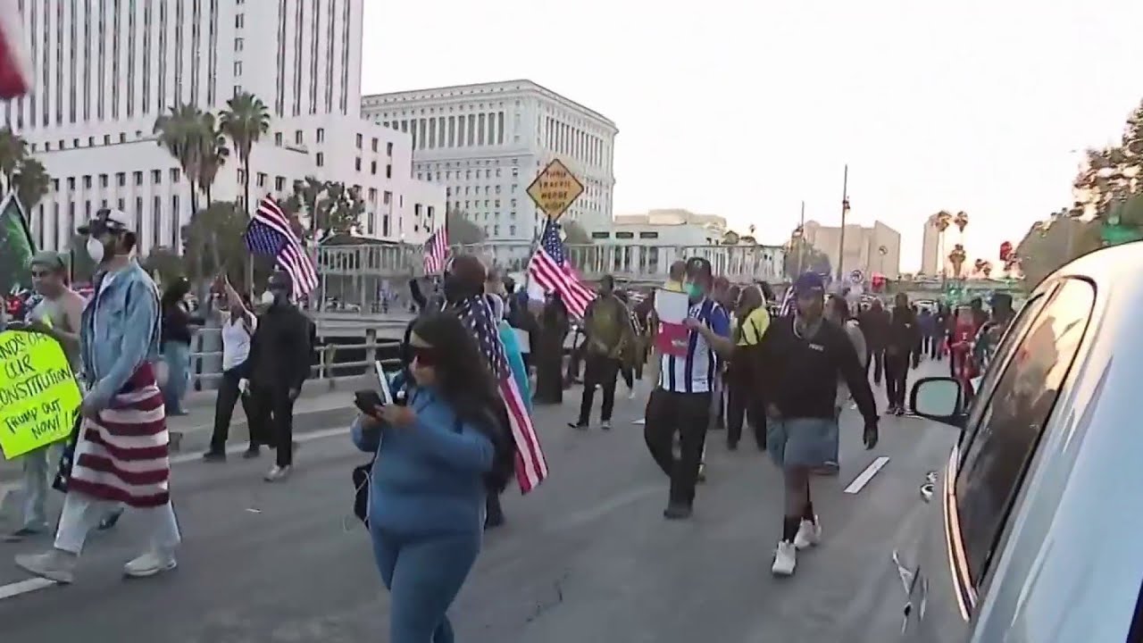 Mass Arrests Begin In Los Angeles After Curfew