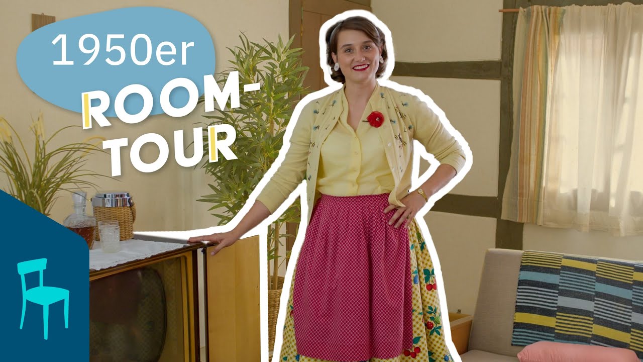 Kühlschrank, Waschmaschine, Fernseher - So wohnten wir in den 1950ern | Historische Roomtours