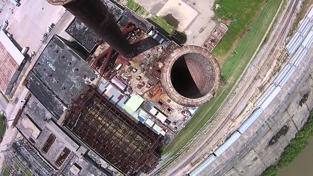 Market Street Power Plant Drone Flyby