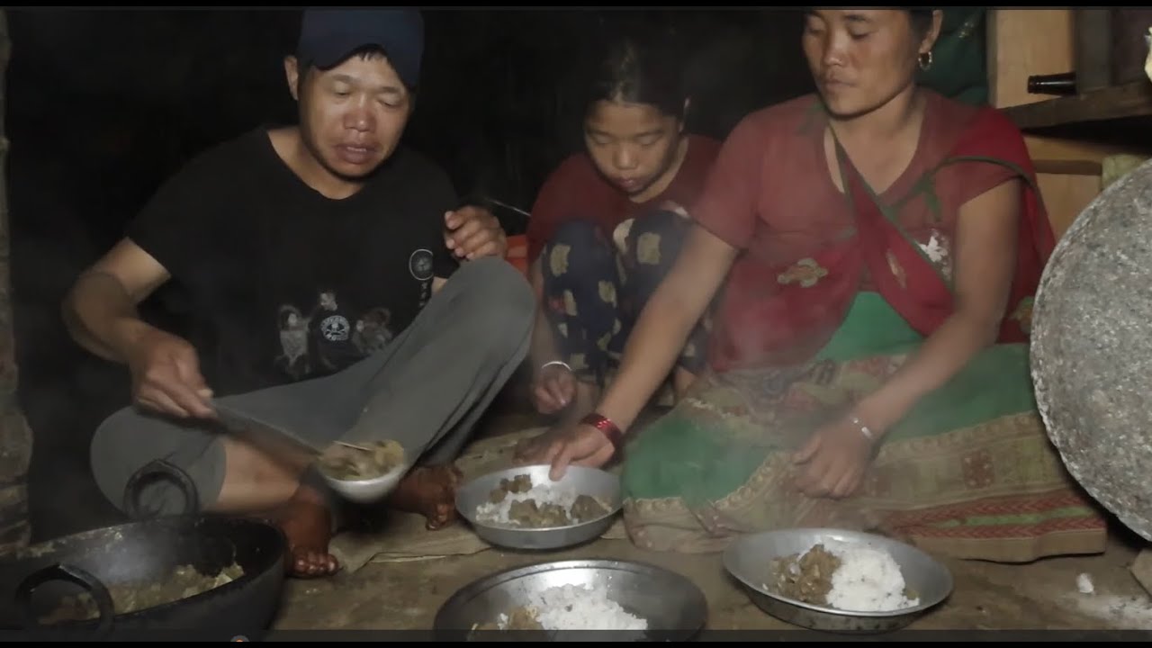 Myvllage official videos EP 1808 || How villagers cook and eat local meat ?