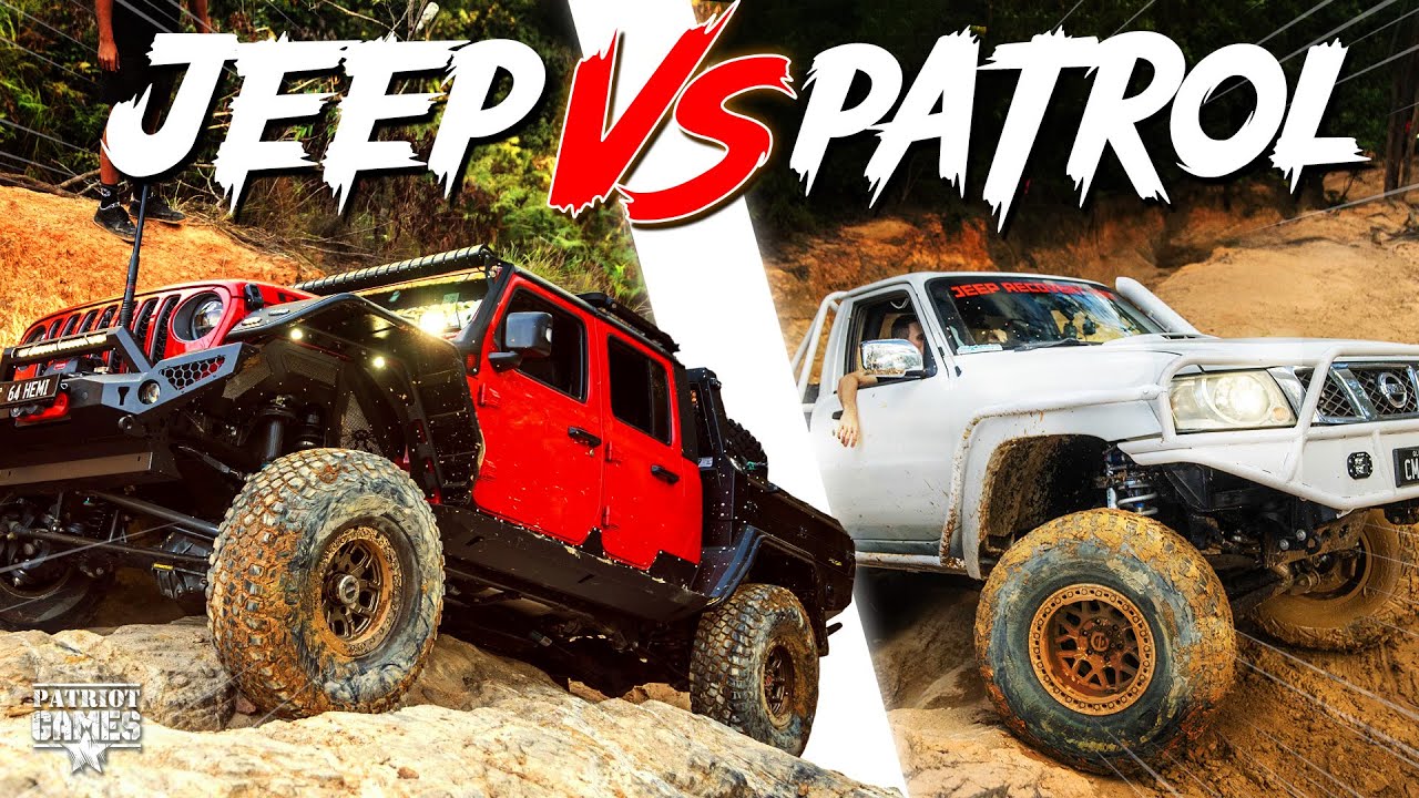 JEEP Gladiator vs. GU PATROL - Glasshouse Mountains