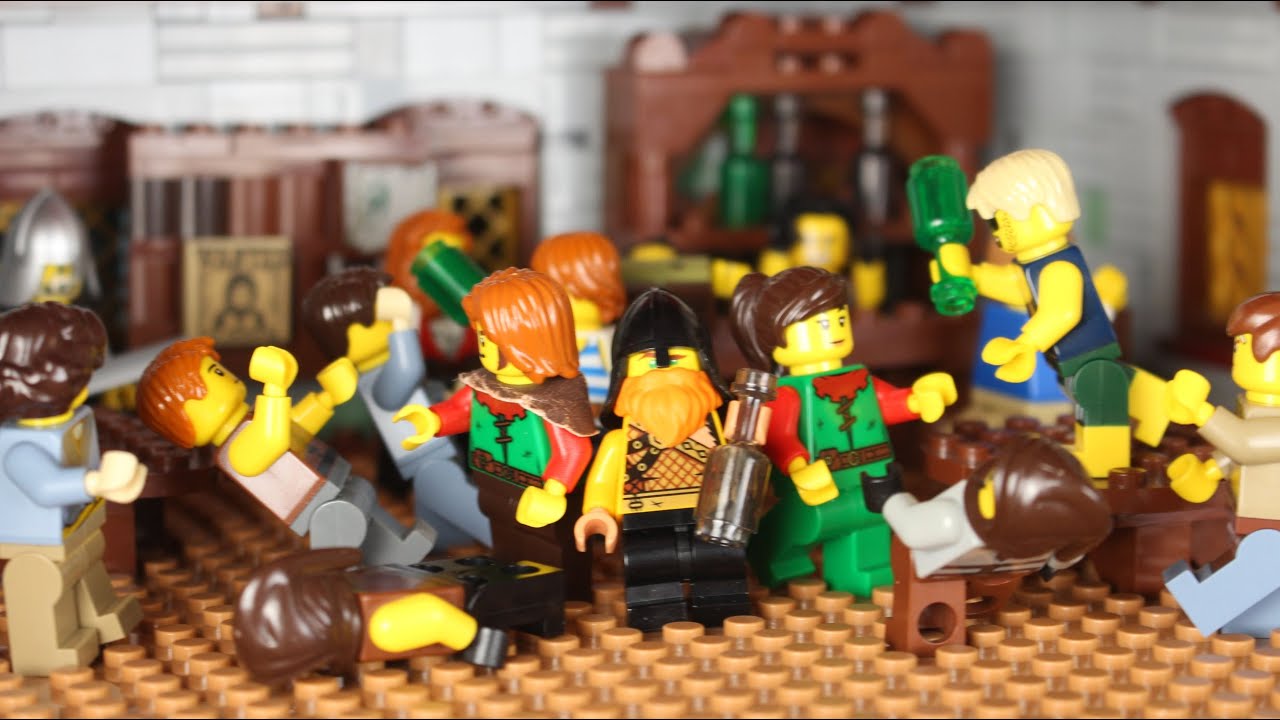 LEGO Civil War: Preperations for WAR / Tavern Brawl - Lego Castle Stop Motion Video – Cp4