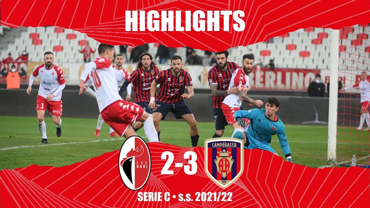 #LegaPro '21-'22 Gir. C // Highlights Bari-Campobasso 2-3
