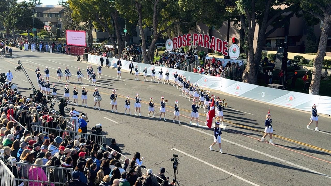 Helsing&oslash;r Pigegarde - Elsinore Girls Marching Band (Denmark) - 2025 Rose Parade