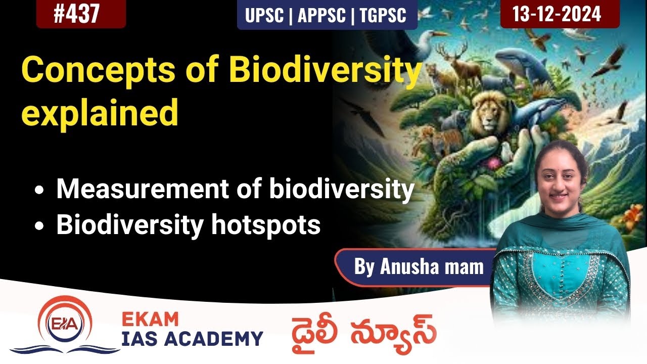What Is Biodiversity? Concepts Simplified! @ekamiasacademy_official