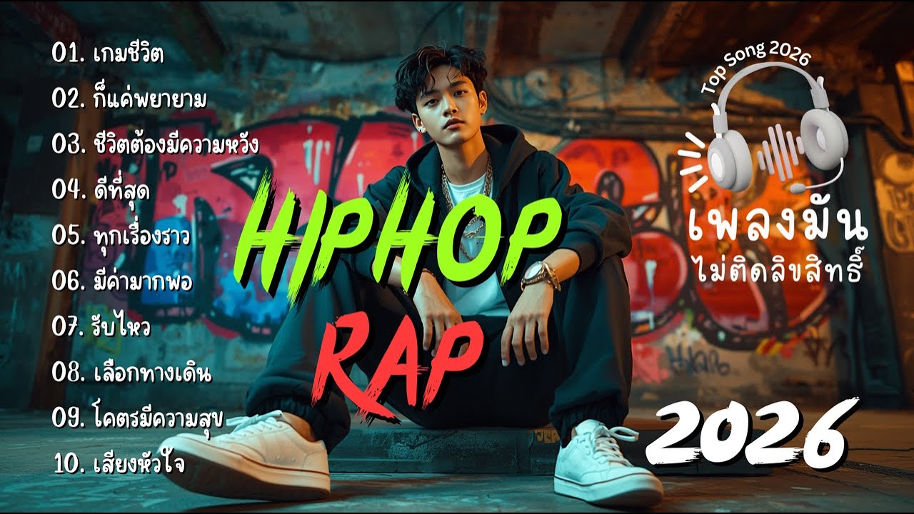 เพลงมันๆ แร็พไทย Hip Hop Rap 2026 - เพลงใหม่ ฮิตมาแรง | ไม่ติดลิขสิทธิ์