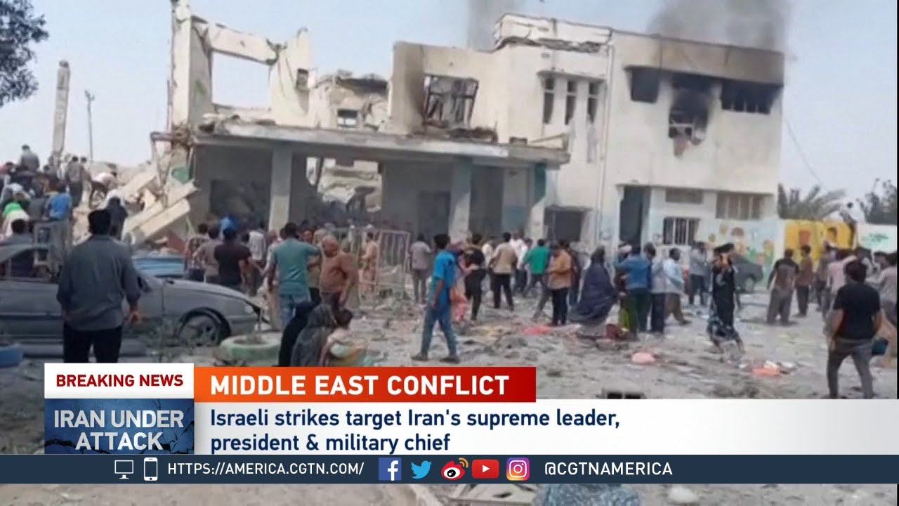 Israeli strikes target Iran's Supreme Leader, President and military chief