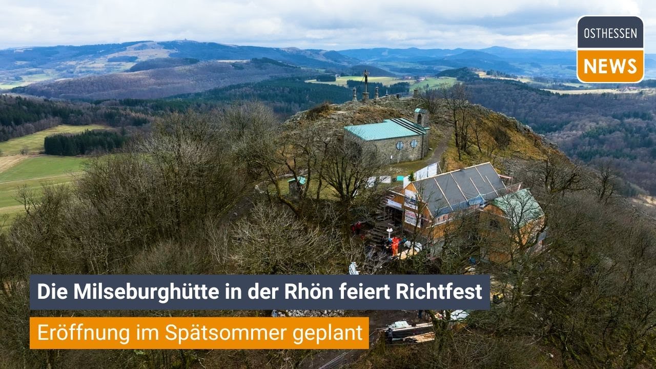 HOFBIEBER: Die Milseburghütte in der Rhön feiert Richtfest 🌲