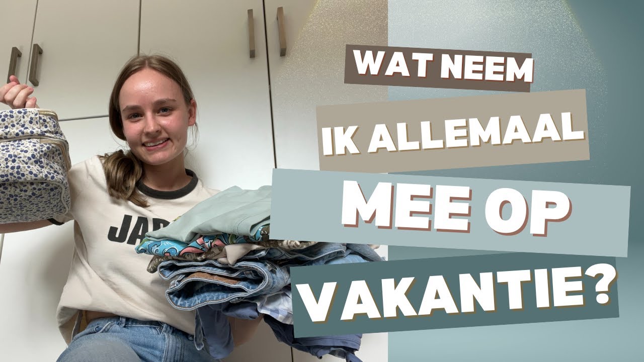 Waar ga ik heen op vakantie en de koffer inpakken