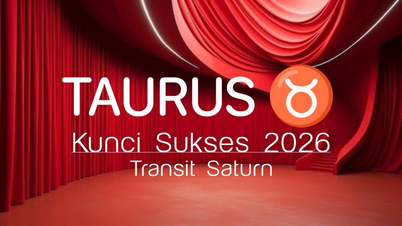 TAURUS ♉ Kunci Suksesmu di 2026! Transit Saturn | Astrologi & Tarot
