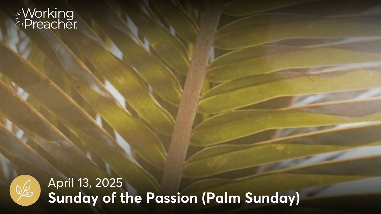 Sermon Brainwave 1016: Sunday of the Passion (Palm Sunday) - April 13, 2025