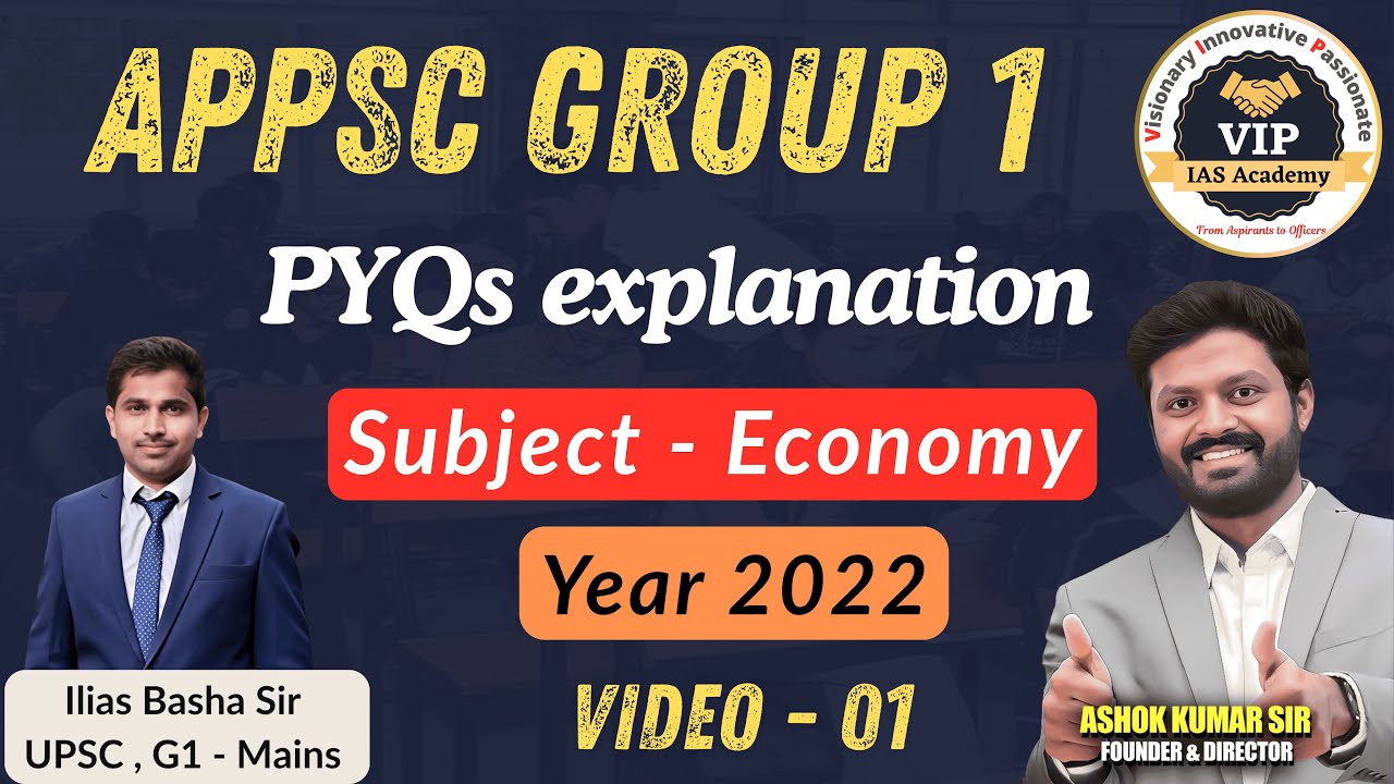 2022 - APPSC Group 1 - ( Economy ) - PYQs analysis 
