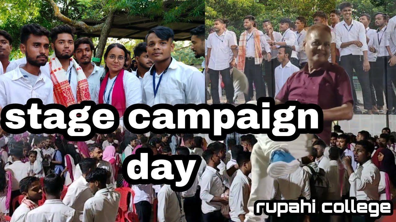Stage Campaign || Rupahi College || Shehzaad Hussain Sarkar ( Numan )💓 || 2023 Rupahi College G.S 💫