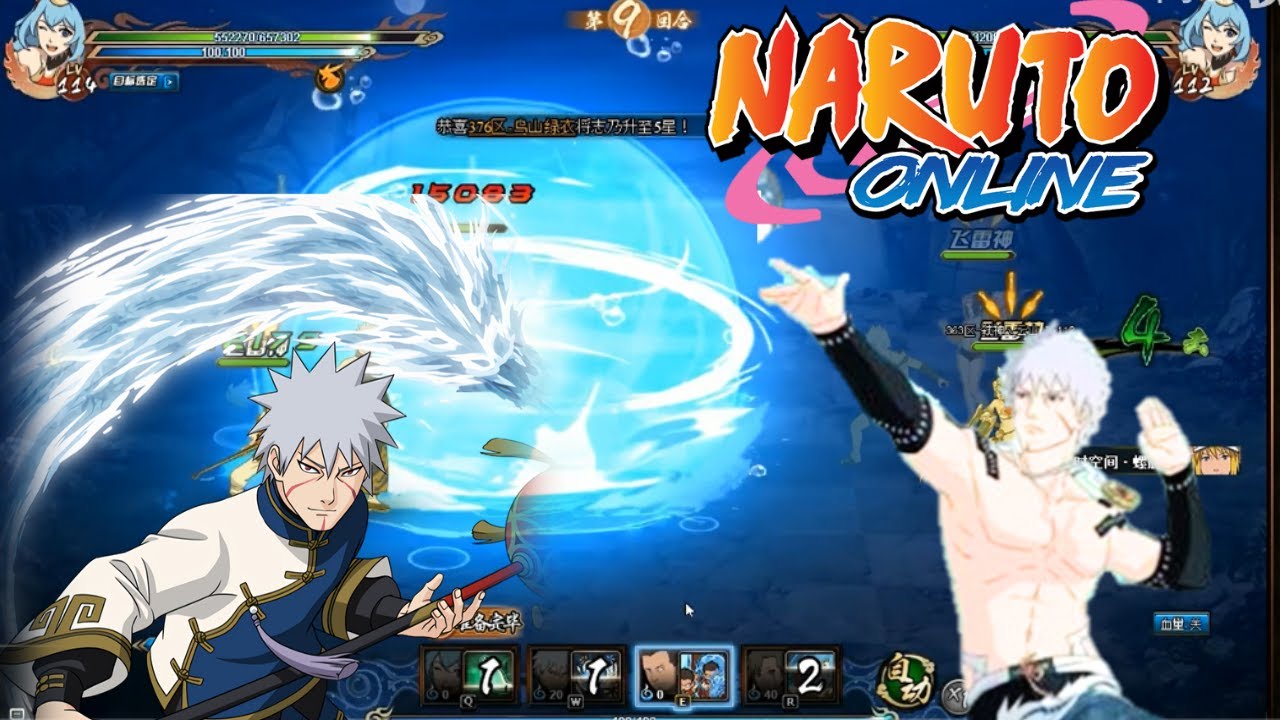 Naruto Online - Tobirama [New Year] and Tobirama [Swimsuit] in Action