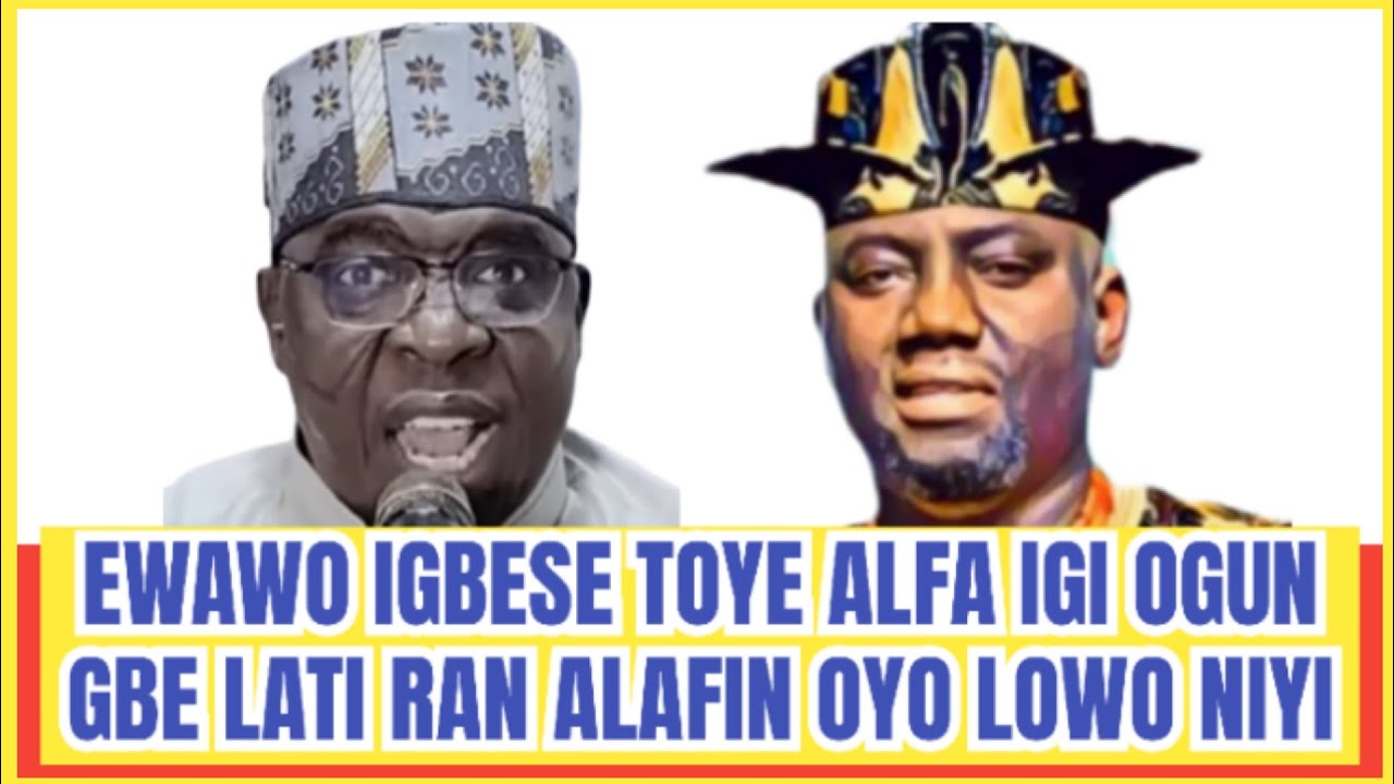EWAGBO ONA TI ALFA IGI OGUN OYO ALAFIN GBA LATI SAKOBA FUN OBA AKIM OWOADE ALAFIN-OYO!!!!