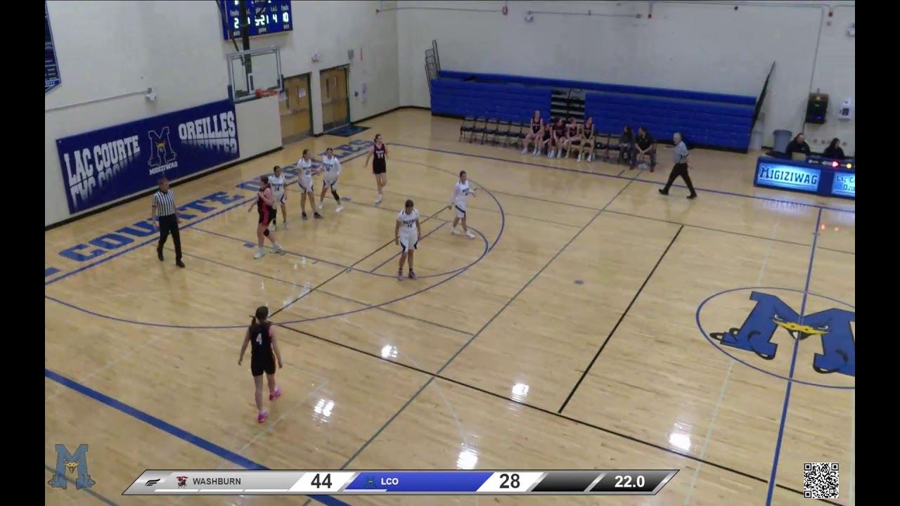Lac Courte Oreilles Girls Varsity Basketball Vs. Washburn