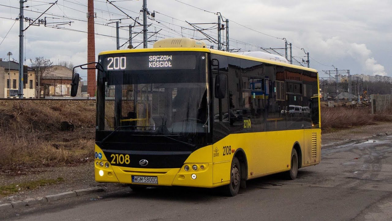 [Linia 200] Sączów Kościół - Będzin Kościuszki (ЗАЗ A10C3A #2107)