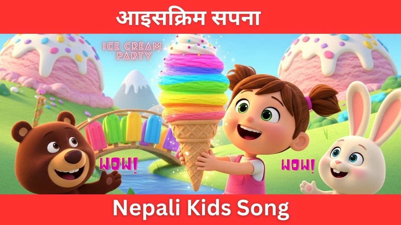 आइसक्रिम सपना | Sweet Ice Cream Dream Song | Nepali Kids Rhyme