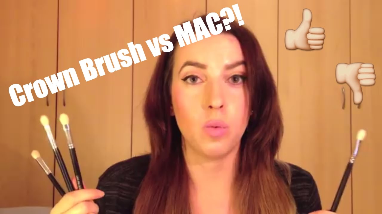 MAC 217 & Crown C433 Blending Brush Comparison