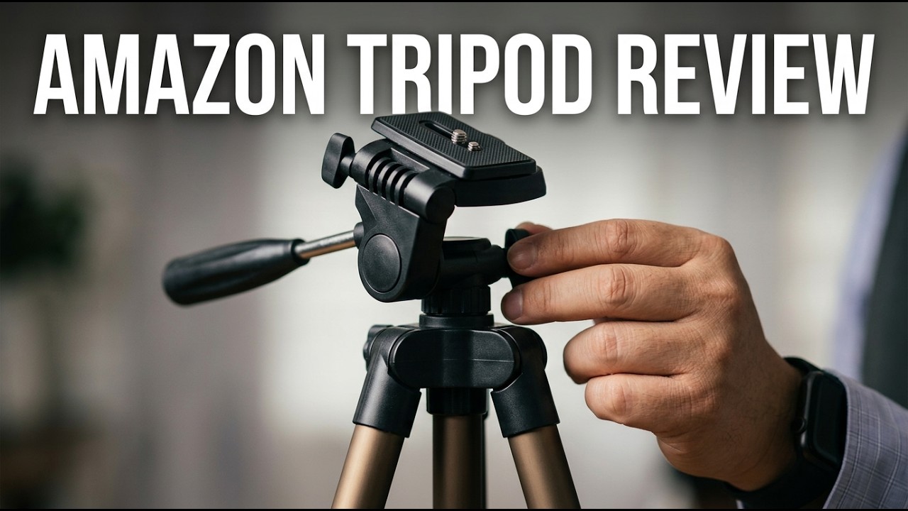 AmazonBasics 50-Inch Camera Tripod Review