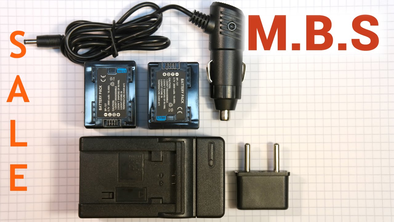 Li-ion Aккумуляторы для Canon Legria и зарядка с Aliexpress. Обзор
