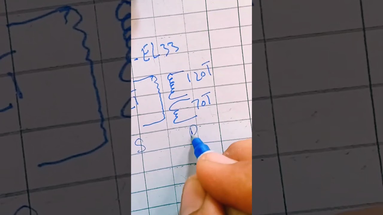SMPS Transformer Winding diagram