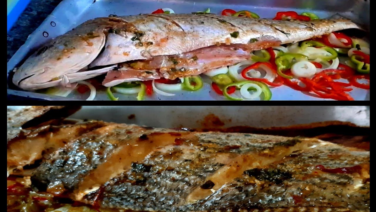 COMO TEMPERAR E ASSAR PEIXE NO FORNO| CORVINA ASSADA NO FORNO | sabor perfeito