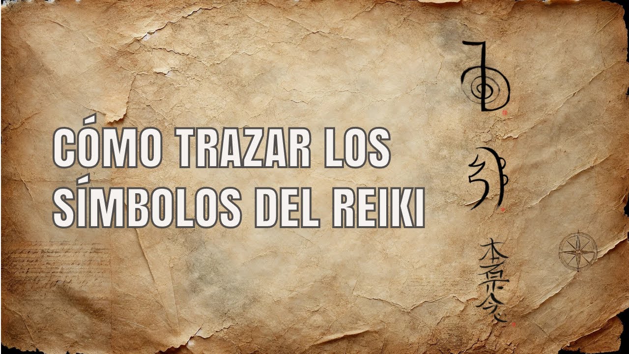Cómo trazar los tres símbolos de Reiki: Chokurei, Seiheki y Honshazeshonen paso a paso
