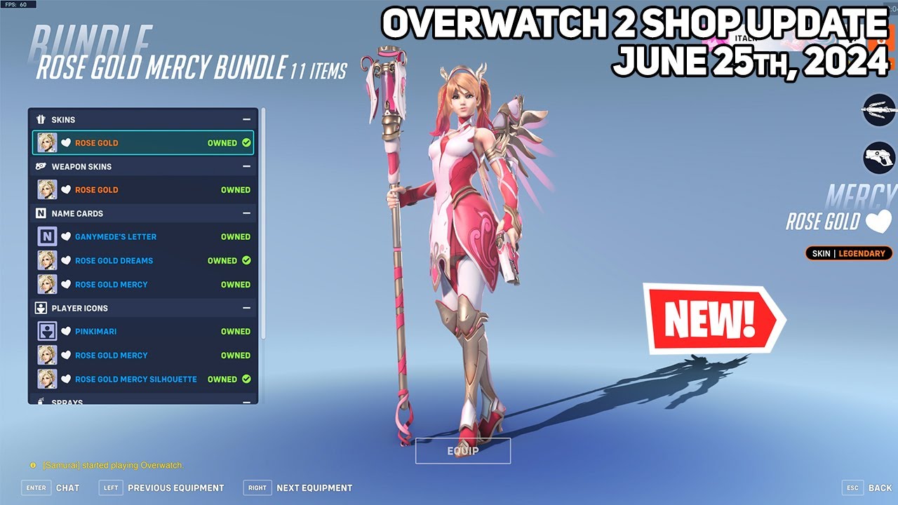 PINK MERCY IS BACK! Overwatch 2 Shop Update [June 25th, 2024]