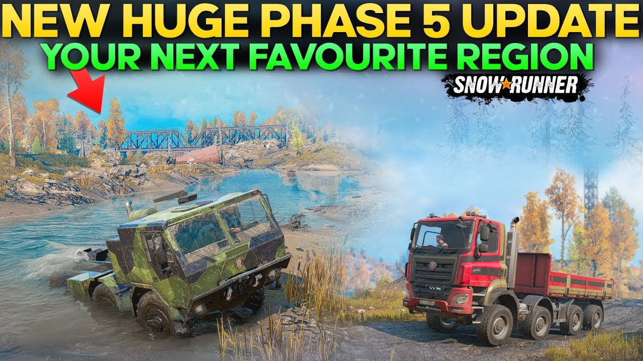 New Huge Phase 5 Update New Region in SnowRunner Everything You Need to Know