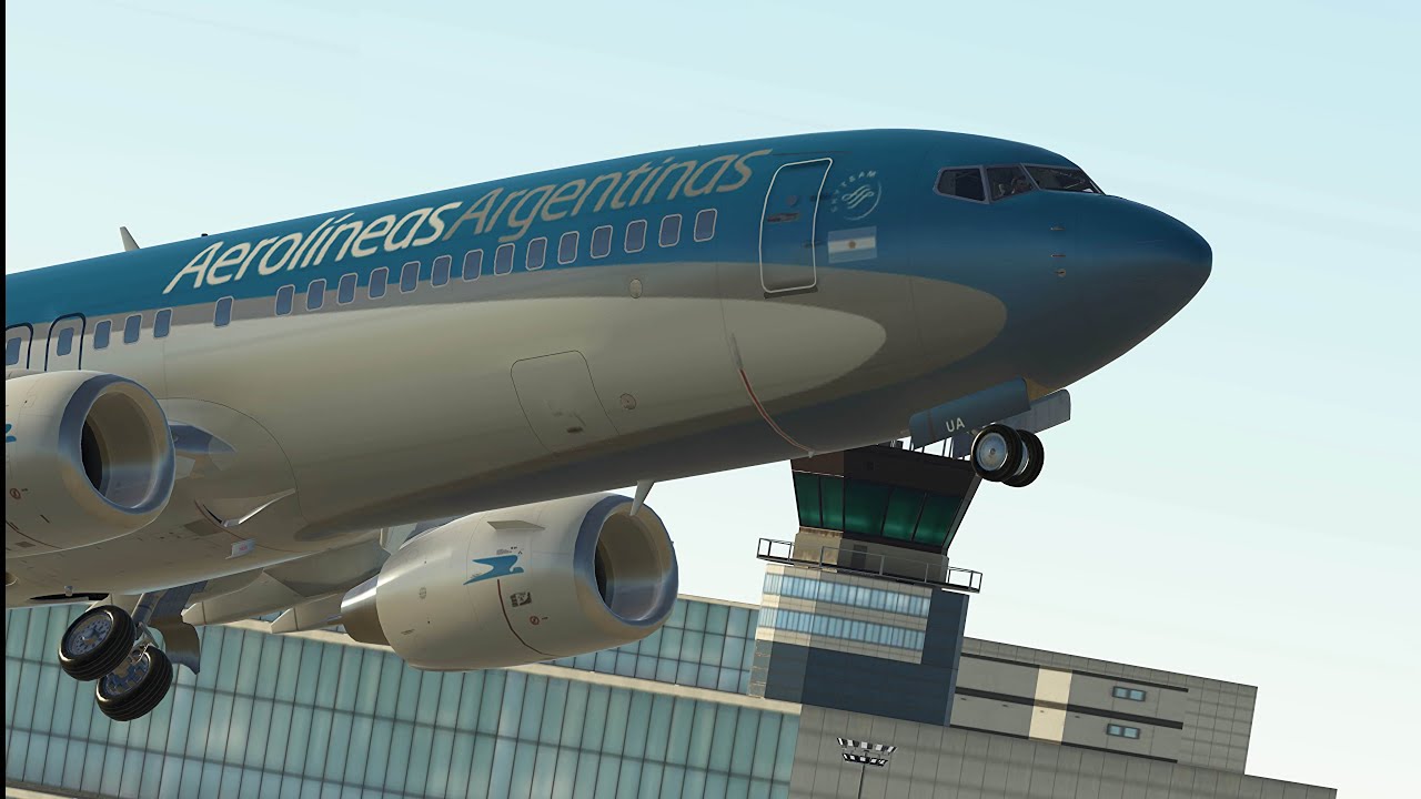 [WINDY TAKEOFF] Infinite Flight Full Flight | Buenos Aires [SABE] - Rosario [SAAR] | Argentinas B737