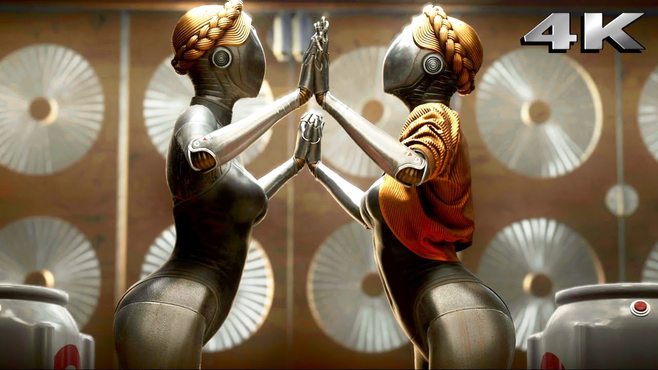 All Ballerina Twins / Robot Twins Scenes - Atomic Heart 4K 60FPS (2023)