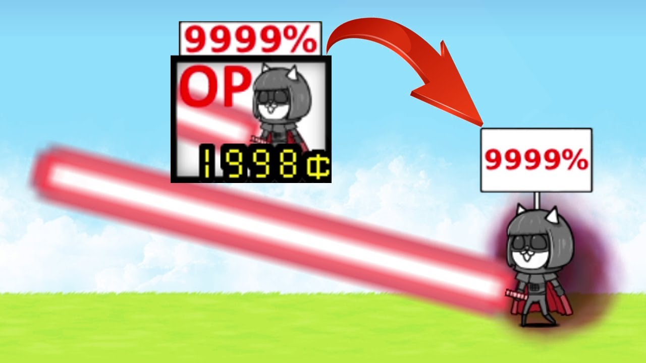 the battle cat OP Dark Lazer 9999%