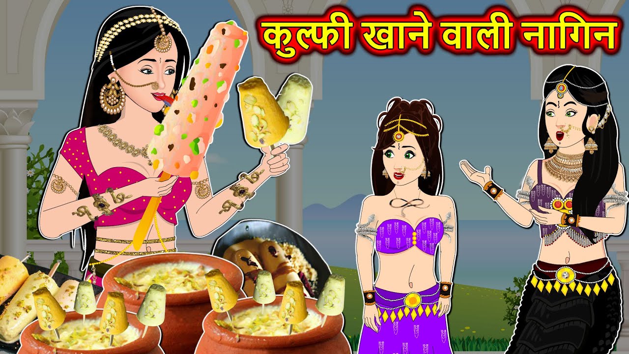 कुल्फी खाने वाली नागिन | Nagin ki Kahani | Nagin cartoon | Hindi Kahaniya | Anim Stories
