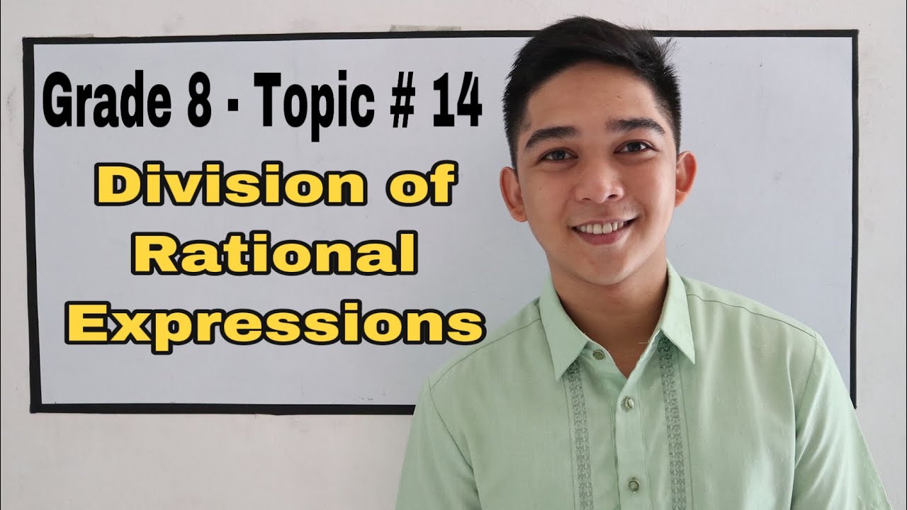 Division of Rational Algebraic Expressions I Señor Pablo TV