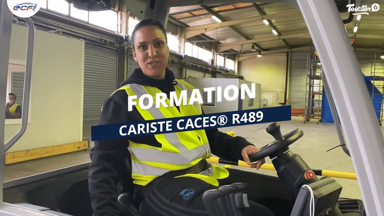 La formation Cariste CACES® R489 - Laeticia, stagiaire ECF PRO Avignon