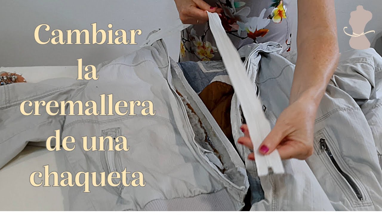 Cambiar la cremallera de una chaqueta
