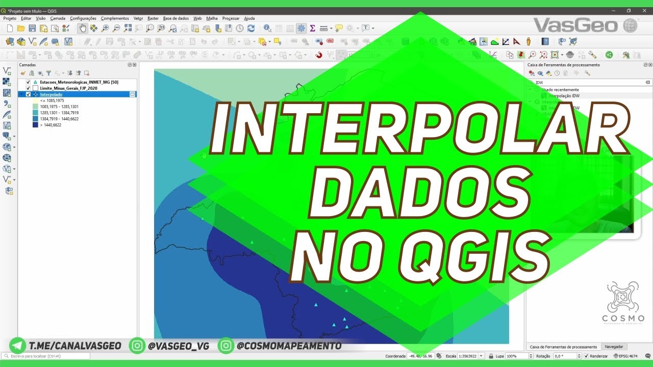Como Realizar Interpolação IDW no QGIS | Tutorial