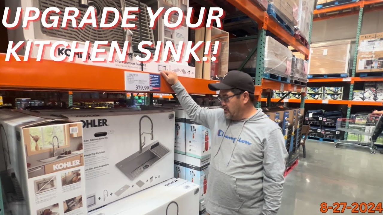 Upgrade Your Kitchen Sink Replacement! Costco KOHLER New Sink Kit 