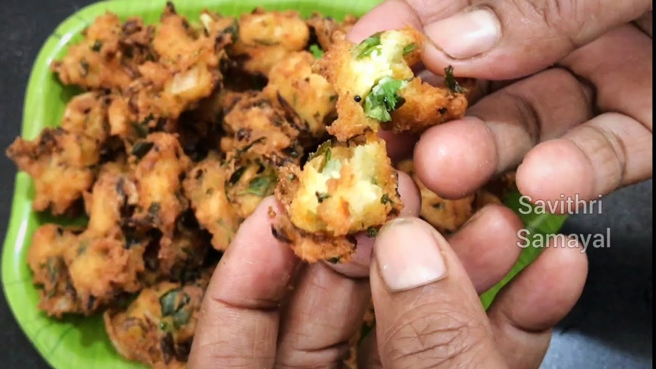 மீதமான உப்புமாவில் பகோடா-Leftover Upma Pakoda in Tamil.
