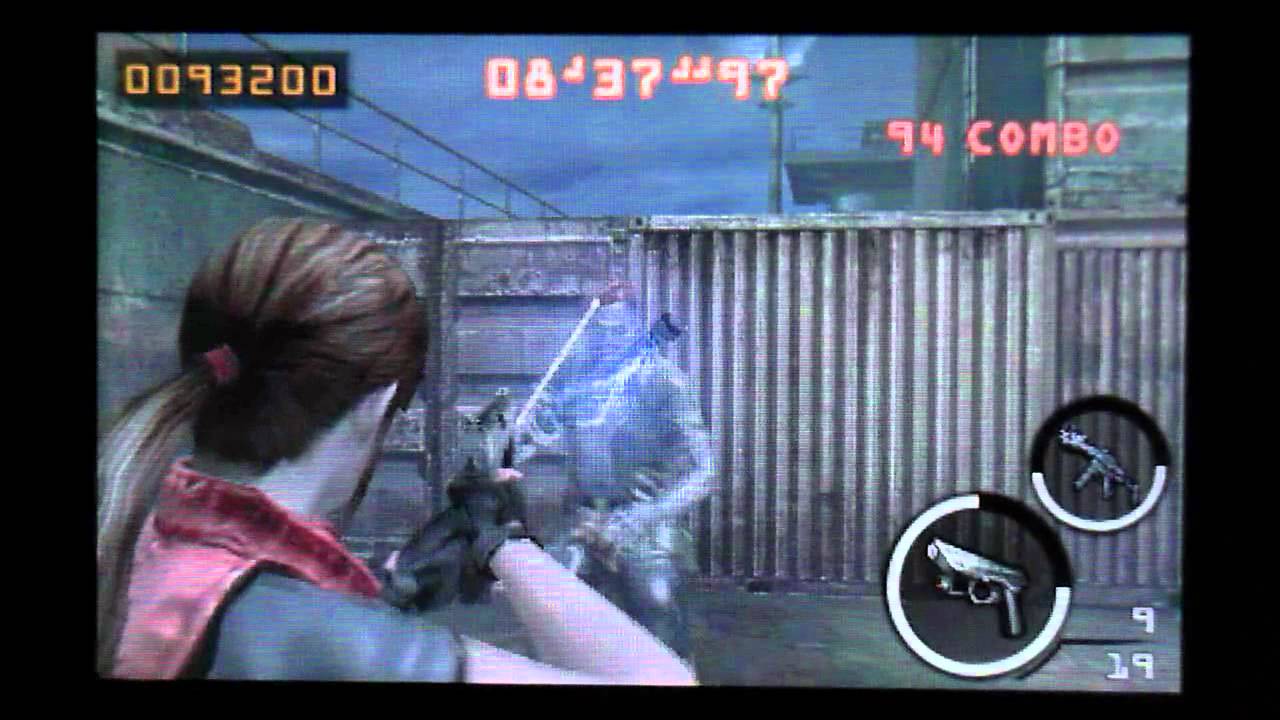 Biohazard The Mercenaries 3D MISSION LEVEL Ex-3 DUO 762,832 (Claire / Chris)