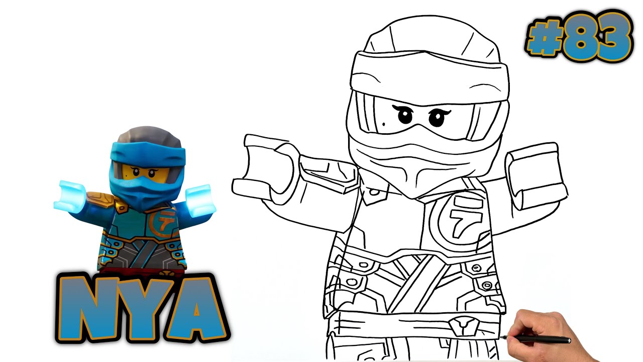 How To Draw NYA | LEGO: Ninjago #ninjago #ninjagonya #ninjagodrawing
