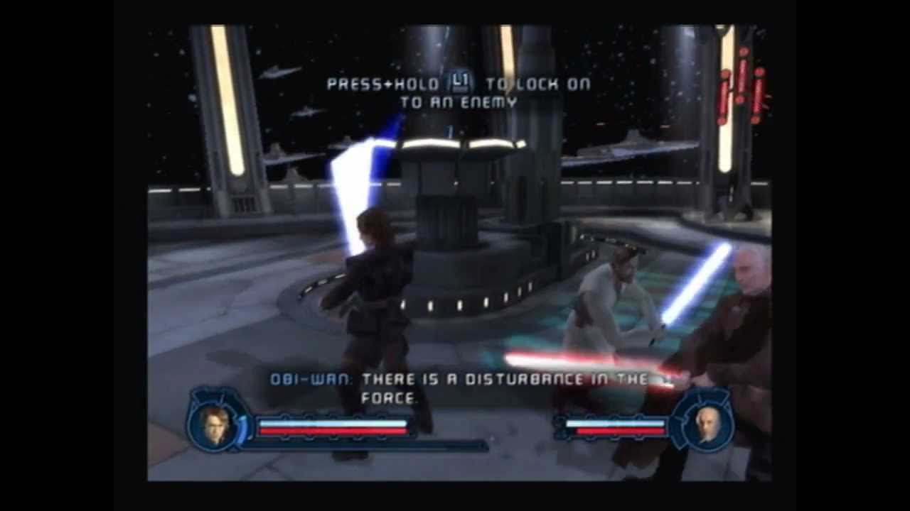 Star Wars: Revenge of the Sith PS2 Walkthrough, Settling the Score - Count Dooku Boss Fight