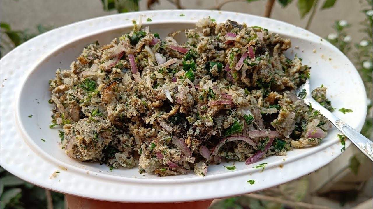 Goroi Masor Pura Pitika || Assamese Mashed Fish Recipe || Assamese Traditional Food Recipe
